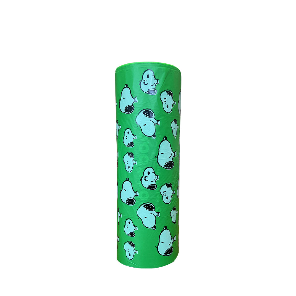 THE ORIGINAL POOP BAGS® PEANUTS EDITION USDA BIOBASED BULK ROLL OF