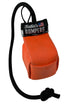 Best Katies Bumpers Ball Rope Trainer Toy for Dogs Real Firehose Durable Orange