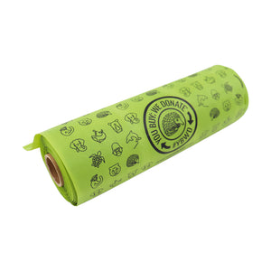 THE ORIGINAL POOP BAGS® COMPOSTABLE SINGLE BULK ROLL (200 CT.)