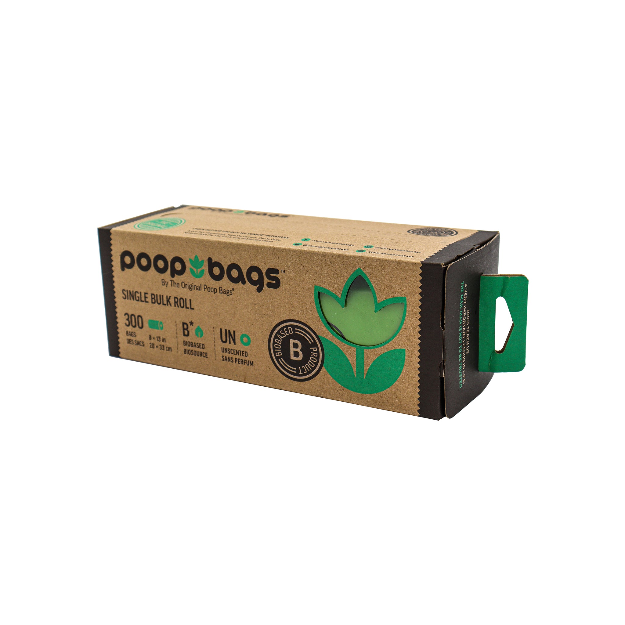 THE ORIGINAL POOP BAGS® BULK ROLL (300 CT.) BOX