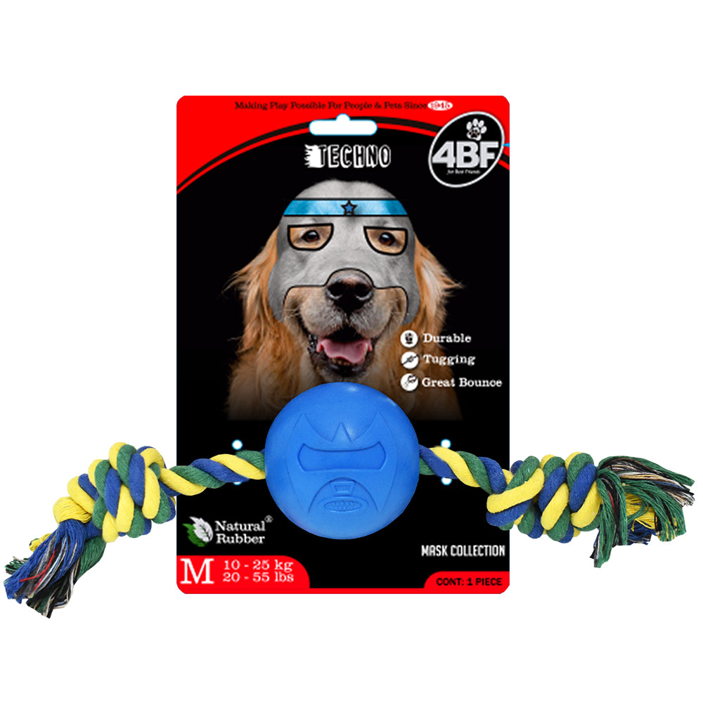 Best Dog Tug Toy | 4BF Mask Techno Medium