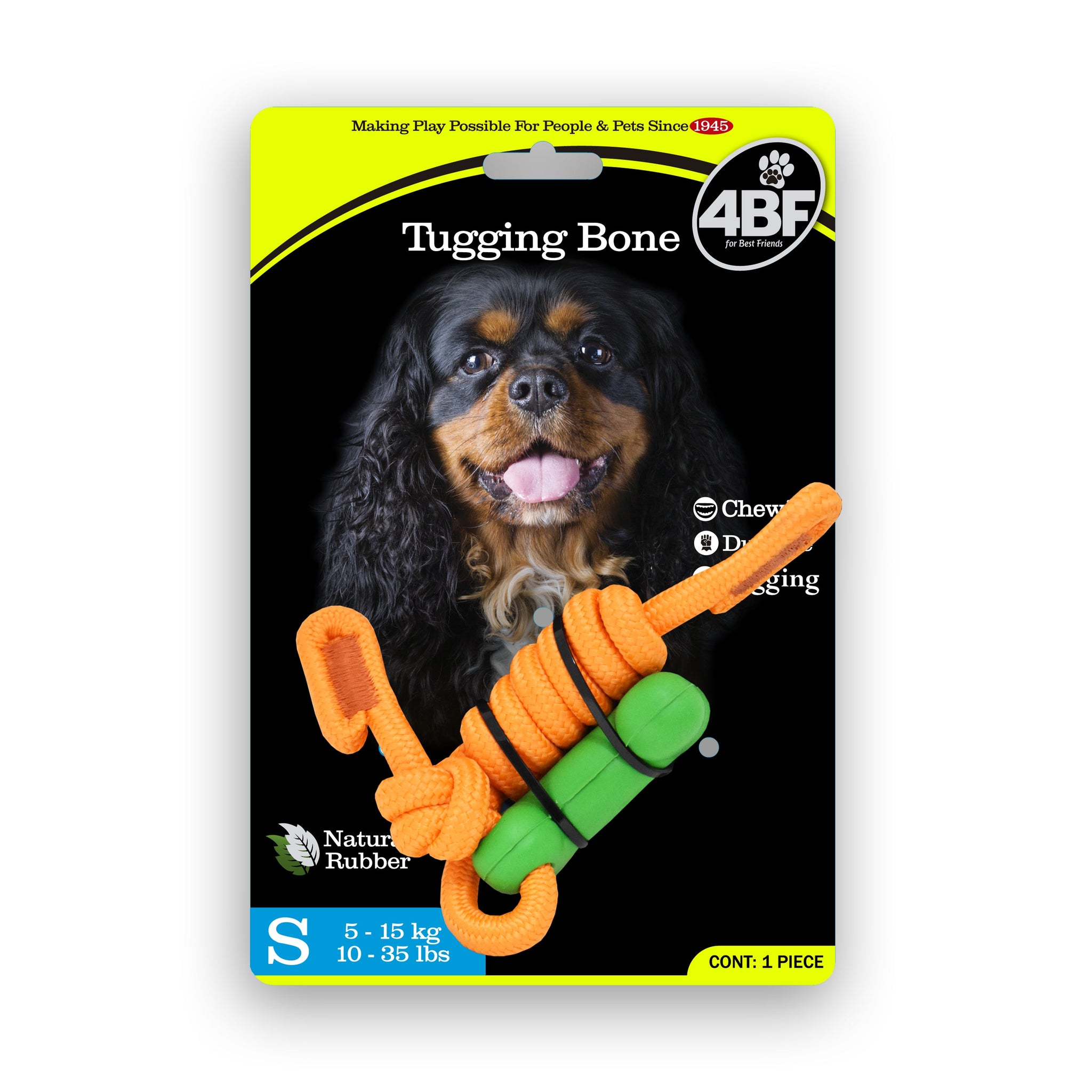  Best Tug-Of-War Dog Toy | 4BF Tugging Bone Small